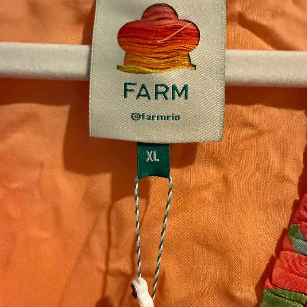 NWT Farm Rio Sweet Forest Smocked Long Sleeve Mini Dress‎ XL